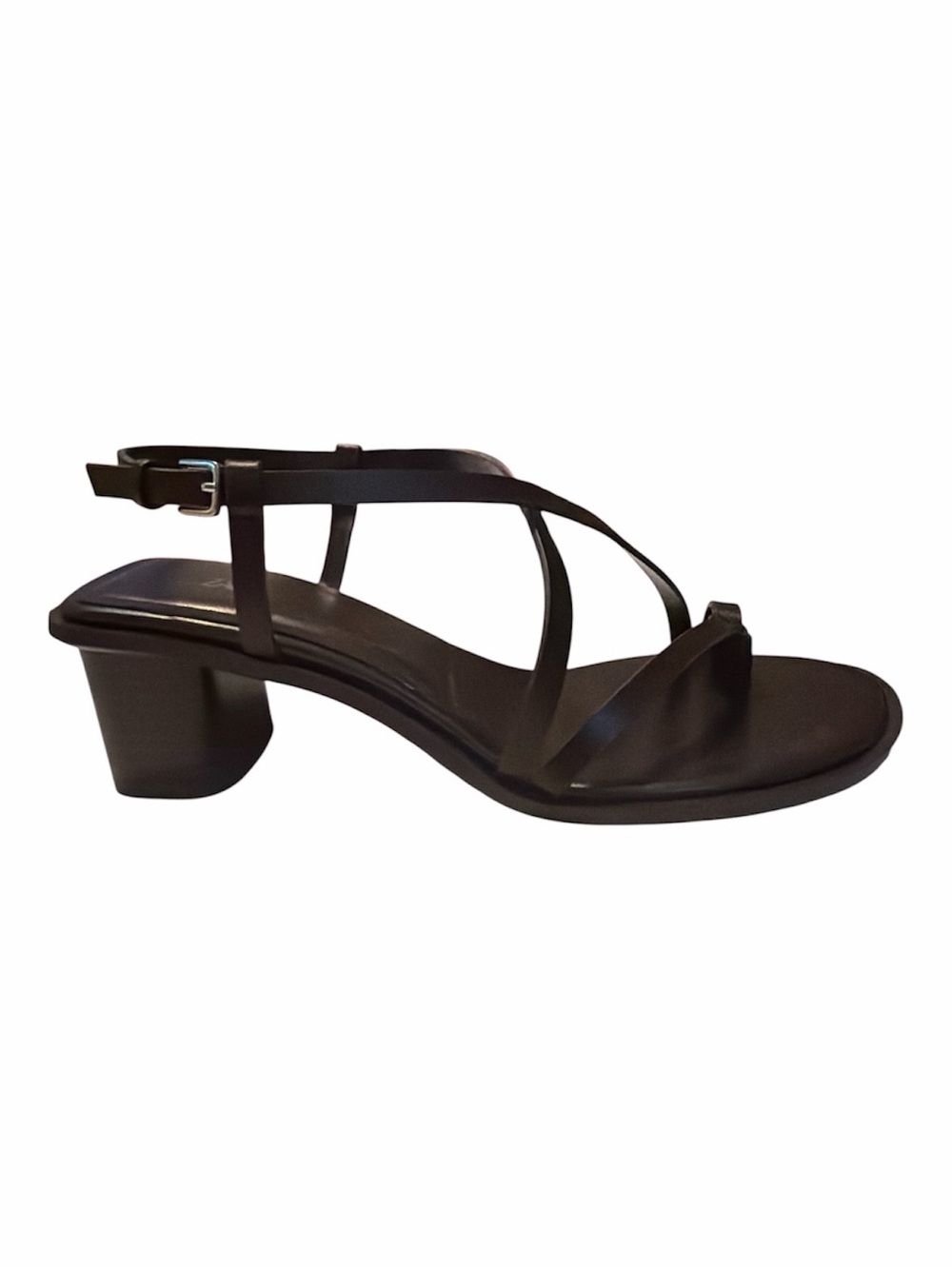 Like new Zara Leather Sandals in Brown; size 37 / 6.5 - Picture 2 of 8